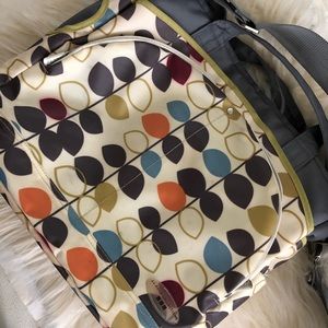 JJ Cole Baby Bag + Car Seat Cover Bundle